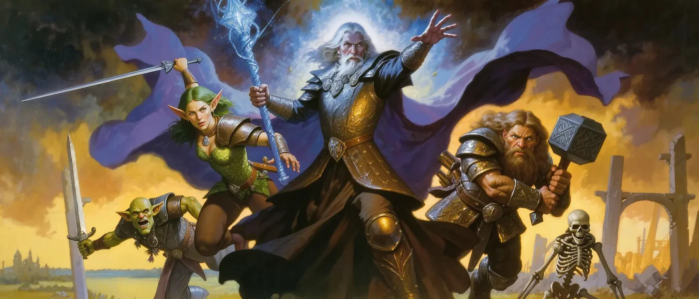 The Card Table Society, Realm of Thaloria, Main Banner