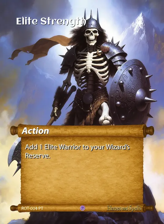 Realm of Thaloria, Play Test Card, Elite Strength