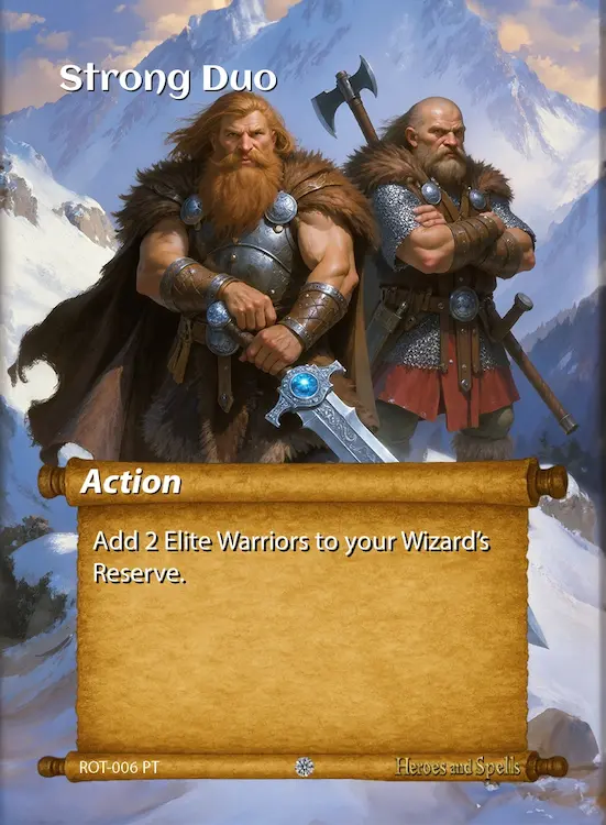Realm of Thaloria, Play Test Card, Strong Duo