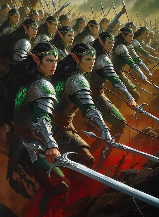 The Card Table Society, Realm of Thaloria, Surprise Reinforcements Art