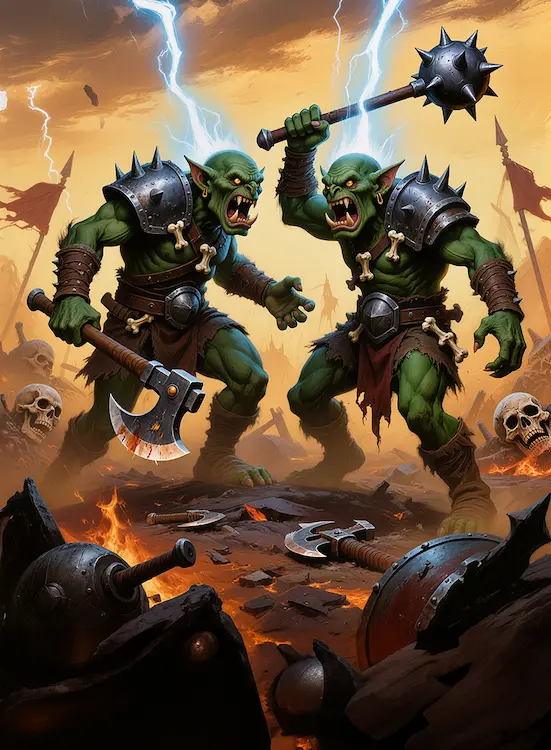 The Card Table Society, Realm of Thaloria, Lightning Wrath Art