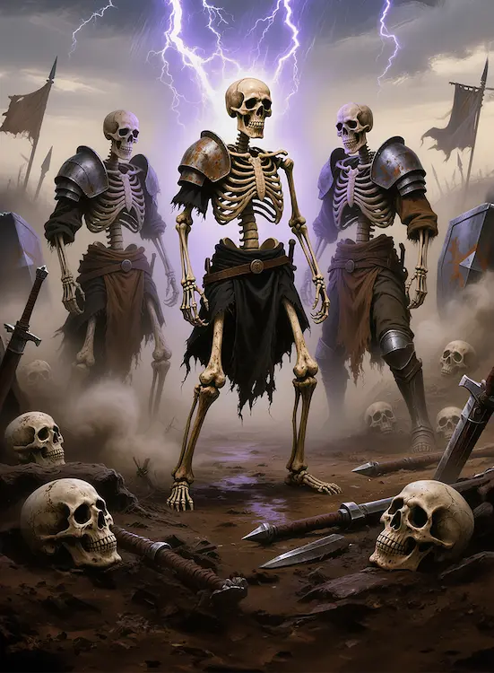 The Card Table Society, Realm of Thaloria, Lightning Tempest Art