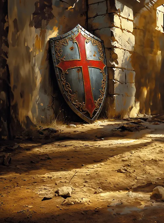 The Card Table Society, Realm of Thaloria, Warriors Sheild Art