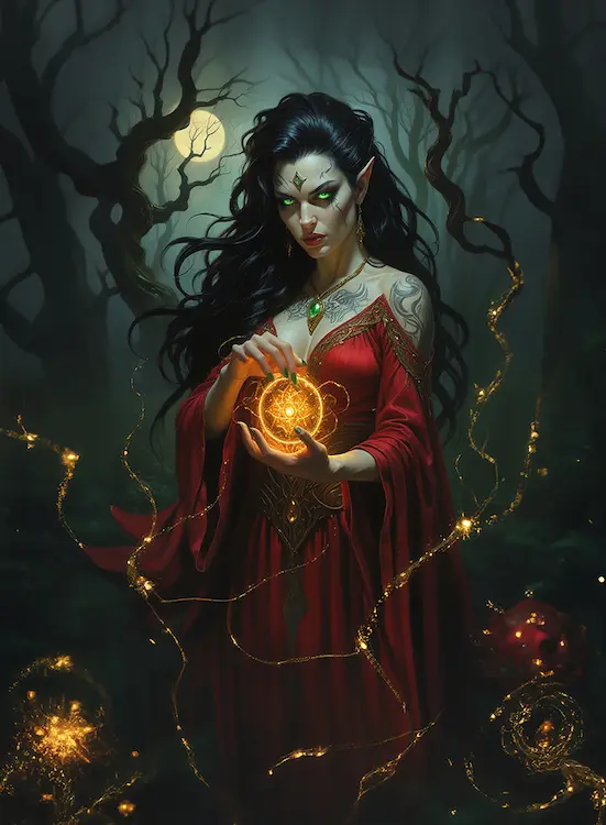 The Card Table Society, Realm of Thaloria, Magical Orb Art
