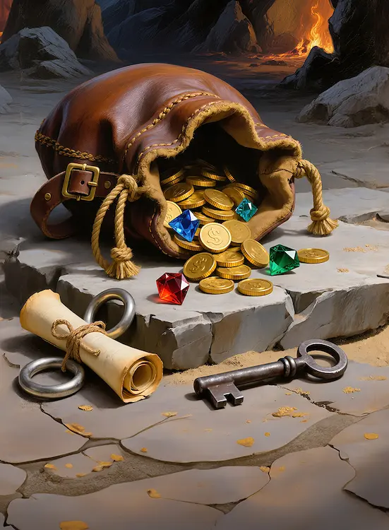 The Card Table Society, Realm of Thaloria, Treasure Pouch Art