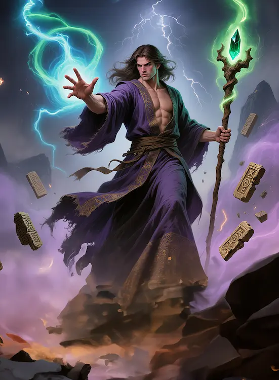 The Card Table Society, Realm of Thaloria, Unstable Spell Art