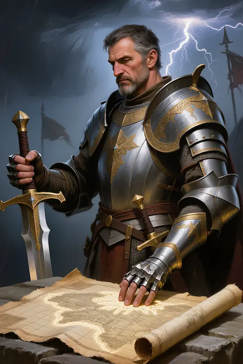 The Card Table Society, Realm of Thaloria, King Alaric Stormforge