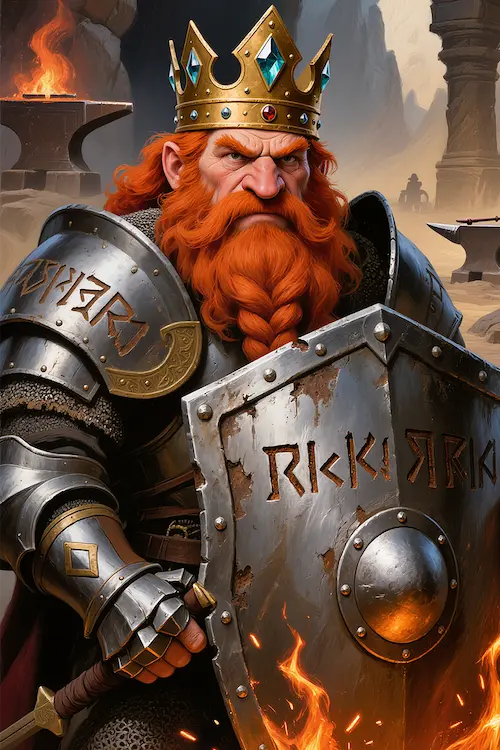 The Card Table Society, Realm of Thaloria, King Haldrek Flamebeard