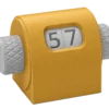 Gold and silver 3D printable life counter for Heroes and Spells.